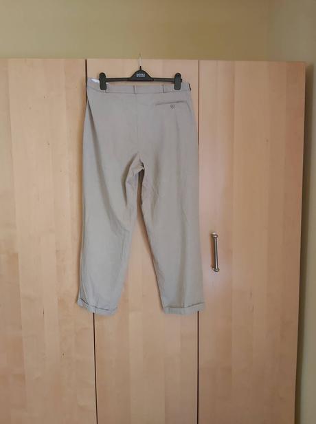 Pánske bledozelené nohavice č.l, l