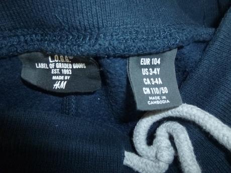 Pekné tepláčky, h&m,104