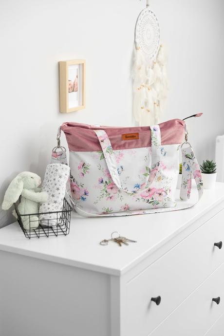 Sensillo taška ku kočíku velvet kvety, sensillo