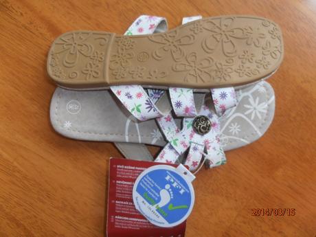 Dievčenské kožené sandálky, 30