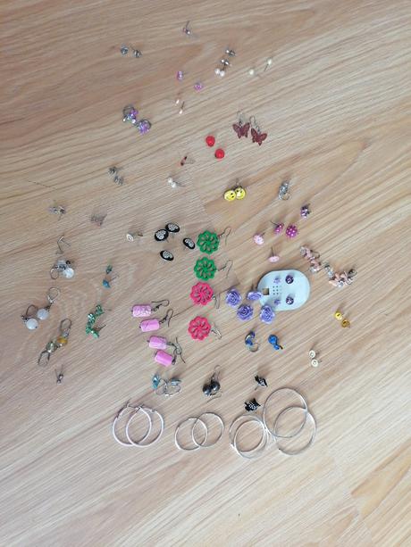 Rôzne náušnice - cena spolu, 