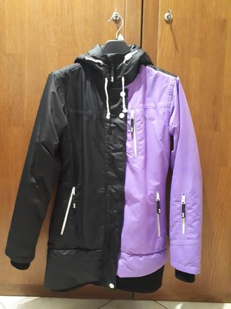 Zimna bunda pod zadok len parkrat oblecena akonová, authority,xs