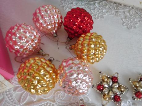 Retro vianočné ozdoby,,