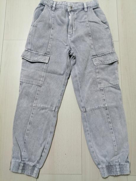 Rifle pre dievčatka bledosede vel. 34, bershka,34