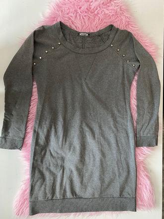 Predĺžený sveter/šaty, s