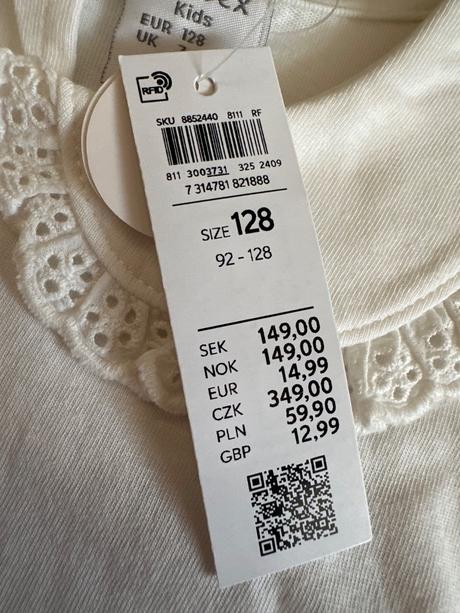 Lindex top s golierom 128, lindex,128