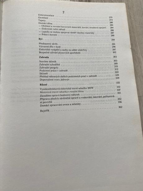 Retro stará kniha kalendář svépomocných prací,