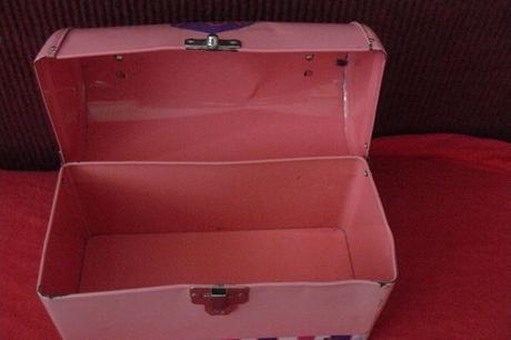 Starý vintage kufrík,