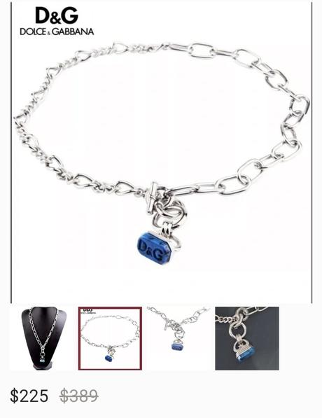 D&g luxusný náhrdelník "seal me", dolce&gabbana