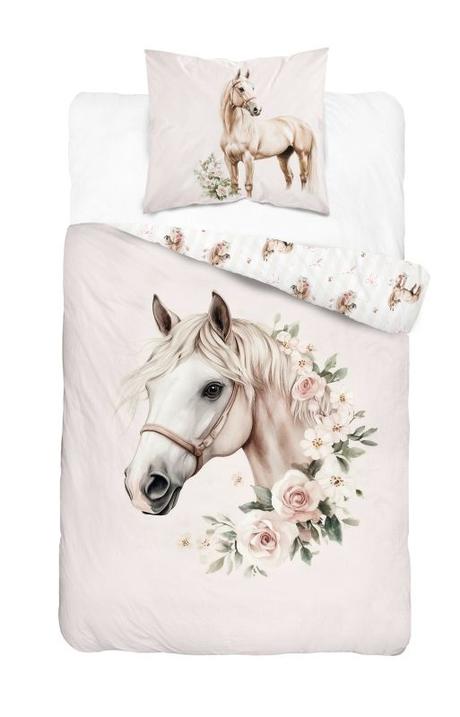 Obliečky 140x200 kôň romantic - skladom, šírka (cm): 140,dĺžka (cm): 200