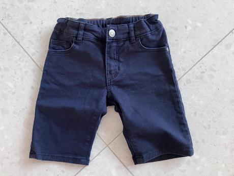 Tmavomodré kraťasy, h&m,104
