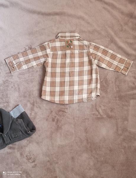 Košeľa a vesta 12-18 mes., 86–98