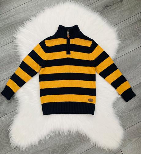 Svetrík s golierom veľ. 110/116, h&m,116