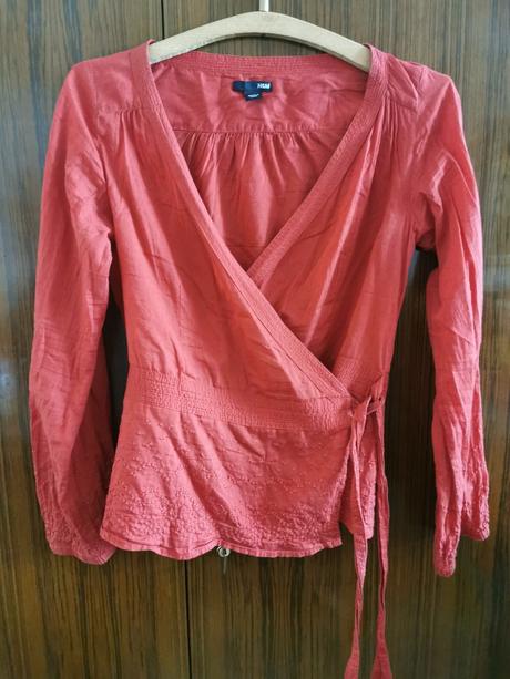 Zavinovacia blúzka, h&m,m