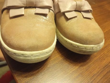 Mašličkove koženne perletove poltopánky, lasocki,34