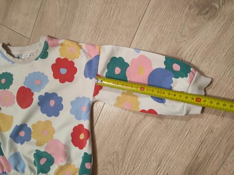 Dievčenská mikina lindex kvety, veľ. 98, lindex,98