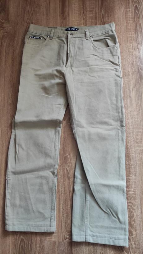 Menžestrové nohavice pánske, l