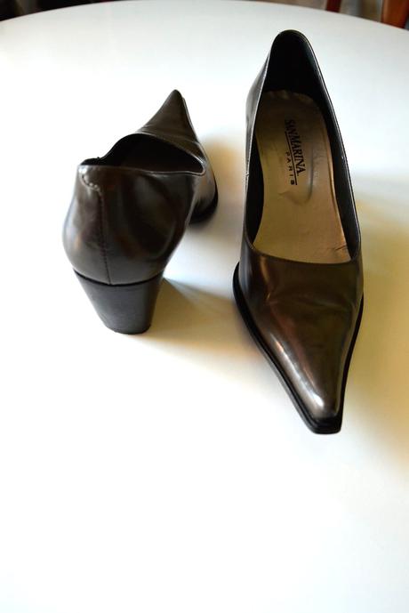 Kožené značkové lodičky, 39