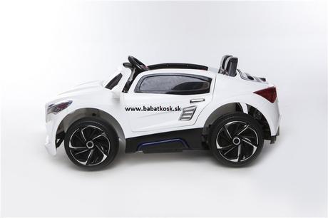 Elektrické autíčko alldrive, biele, 12v, s do, 2 x,