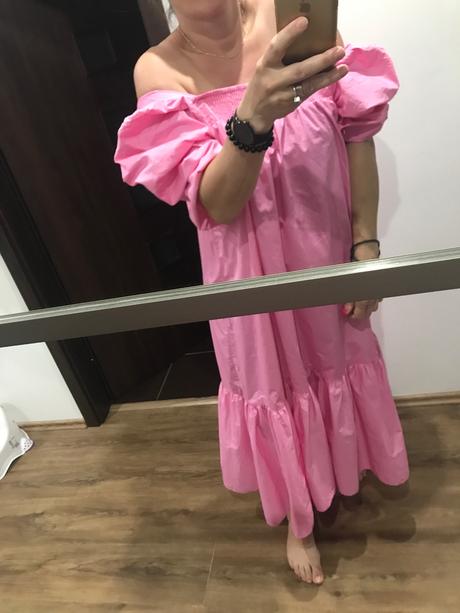 Volanove šaty h&m, h&m,m