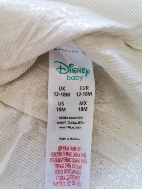 Dievčenské šaty s minnie, disney,86