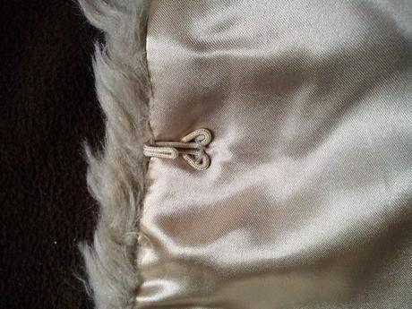 Chlpaty kozusok v prirodnej farbe vel.xs/s, s