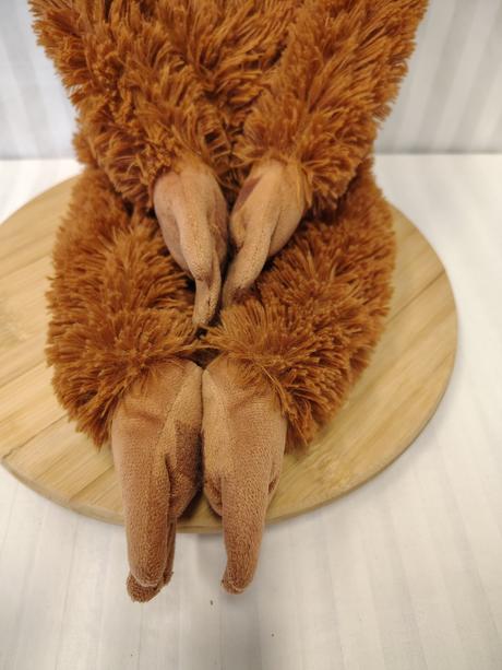 Veľká plyšová hnedá opica orangutan, dlhá 60 cm, 