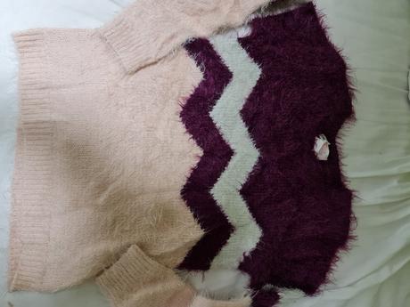 Chlpaty sveter, h&m,134