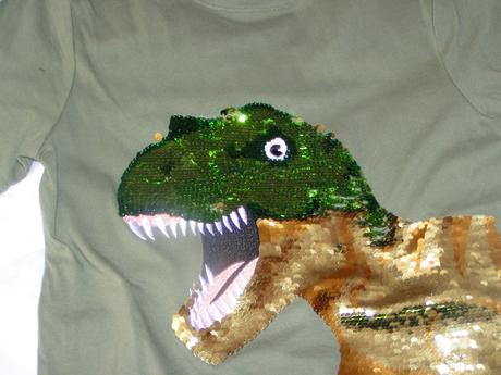 Tričko s flitrami, h&m,134