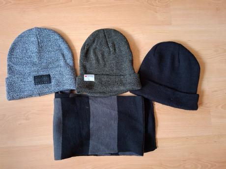 Set obojstranná čiapka s nákrčníkom, 