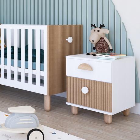 Postieľka loft 120x60, biela, šírka (cm): 60,dĺžka (cm): 120