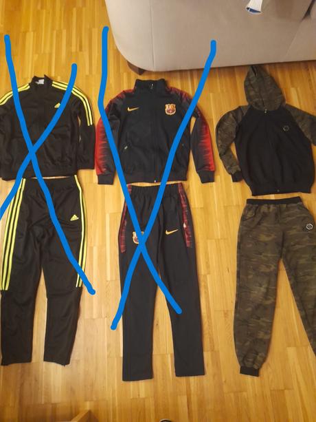 Ako nové teplákove súpravy nike,adidas,philip flei, 170