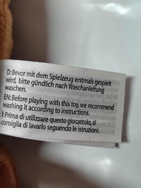 Plyšová kengura s  mláďatkom kinder ferrero, 29 cm, 