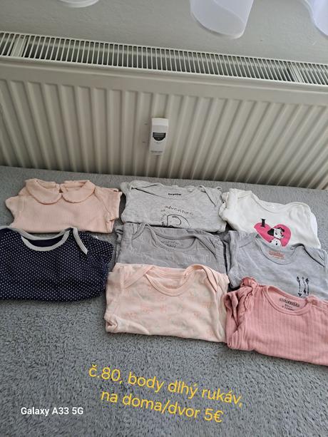 Body dlhý rukáv č.80, 68–80