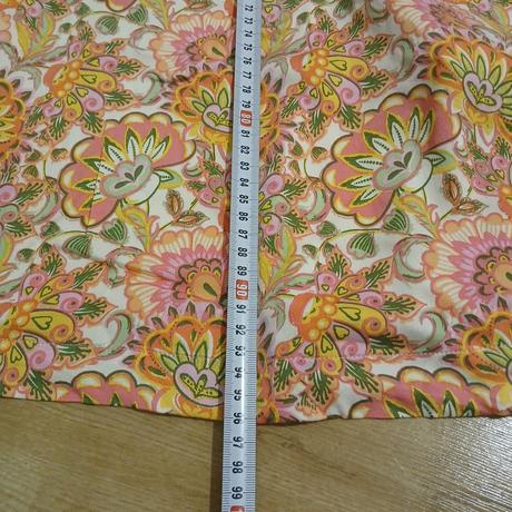 Farebný kvietkovaný midi župan, tchibo,44