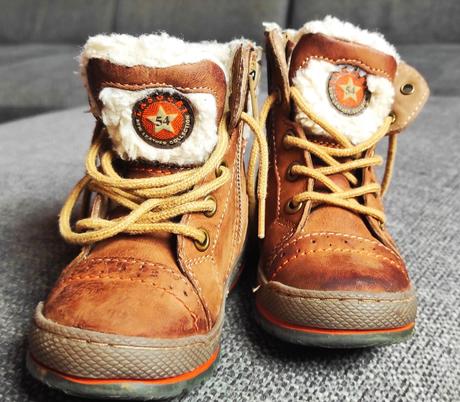 Zimné chlapčenské kožené topánky značky lasocki, lasocki,21