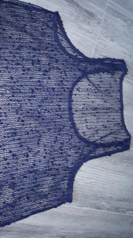 Bavlnené sieťkované svetríkové tielko, s