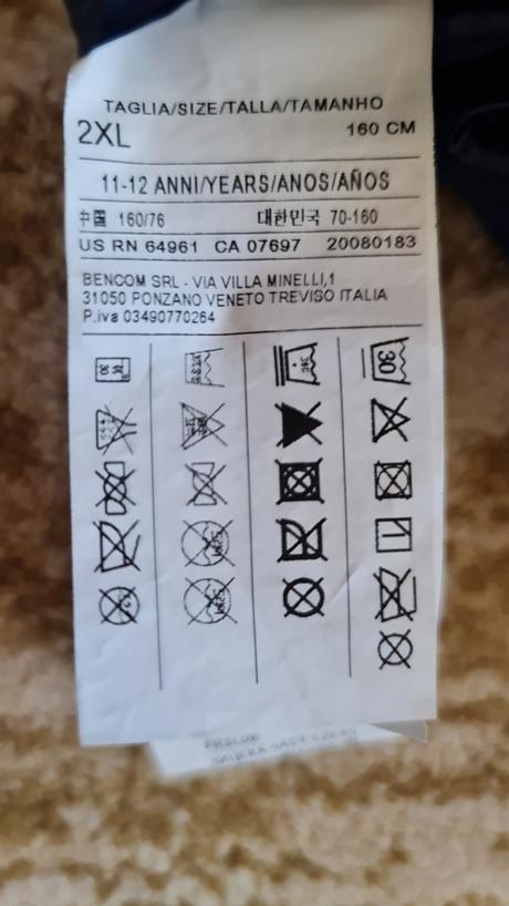 Vesta benetton 11-12 rokov, benetton,158