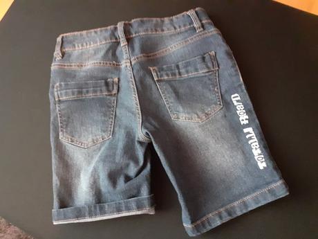 Chlapčenské riflové kraťasy, kik,134