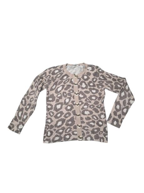 Dievčenský bavlnený svetrík na zapínannie, 164