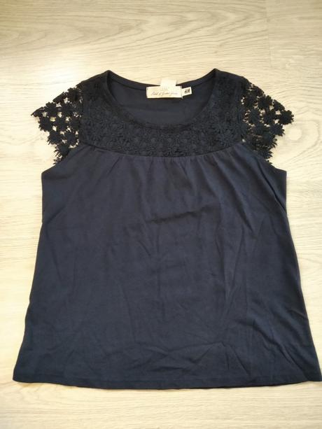 Tričko s kvietkami, h&m,140