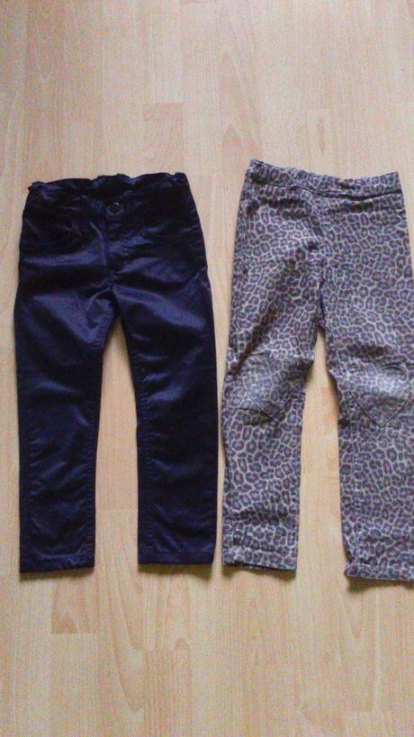 Saténové nohavice h&m 2x, h&m,104
