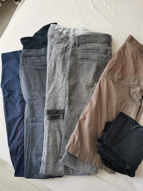 Tehotenské rifle, legíny, sukňa, esmara,36