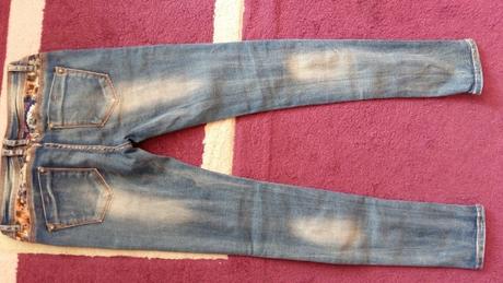 Riflové nohavice, s