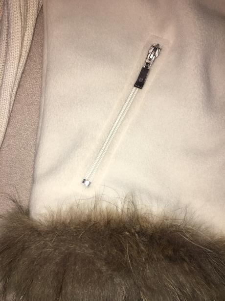 Bunda s pravou kožušinovou xs-s, s