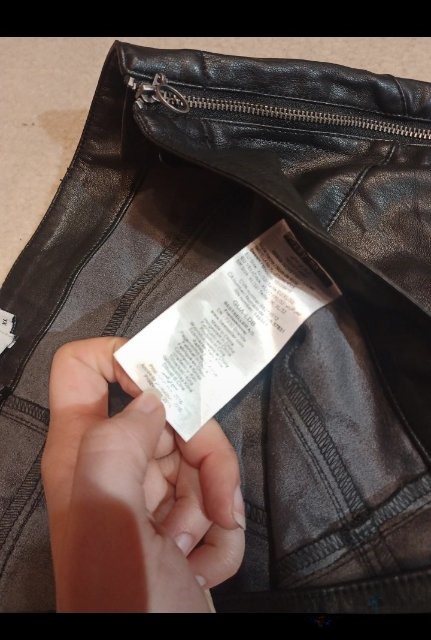 Noisy may dámske čierne koženkové nohavice, 32 / l / xl