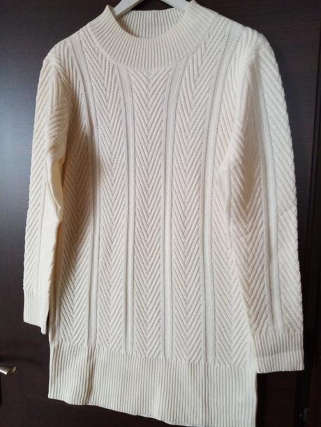 Dámske šaty prírodná biela, maslova, 40