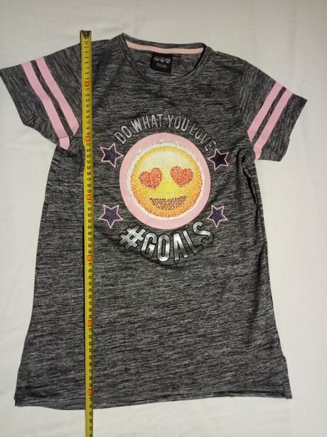 Tricko s flitrami 146/152, primark,152