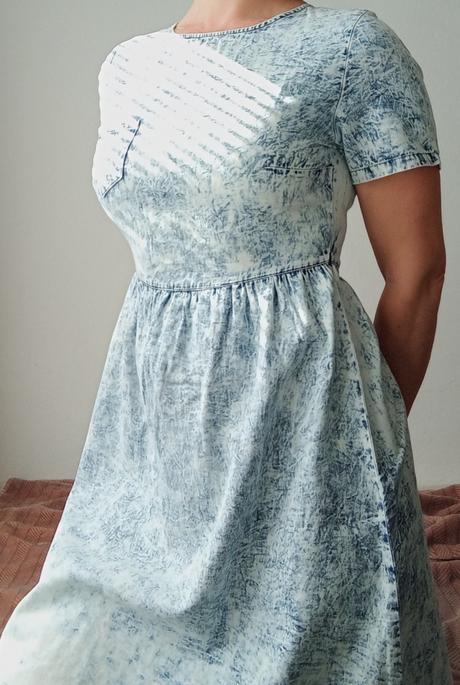 Bavlnené šaty z tenkej rifloviny (už s poštovným), xs