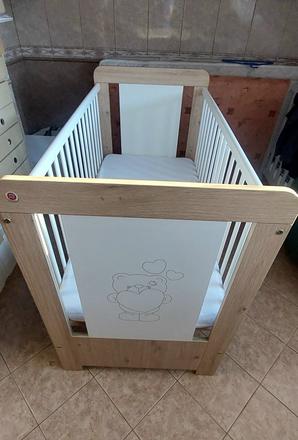 Detská postieľka, šírka (cm): 65,dĺžka (cm): 120